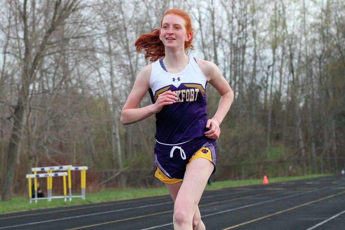 FILE - The Frankfort girls track team won the Buckley Invite on April 14, scoring 153 points. 