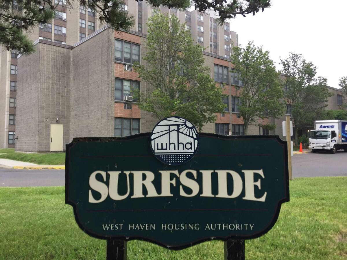 The Surfside 200 public housing complex, located on Oak Street in West Haven.