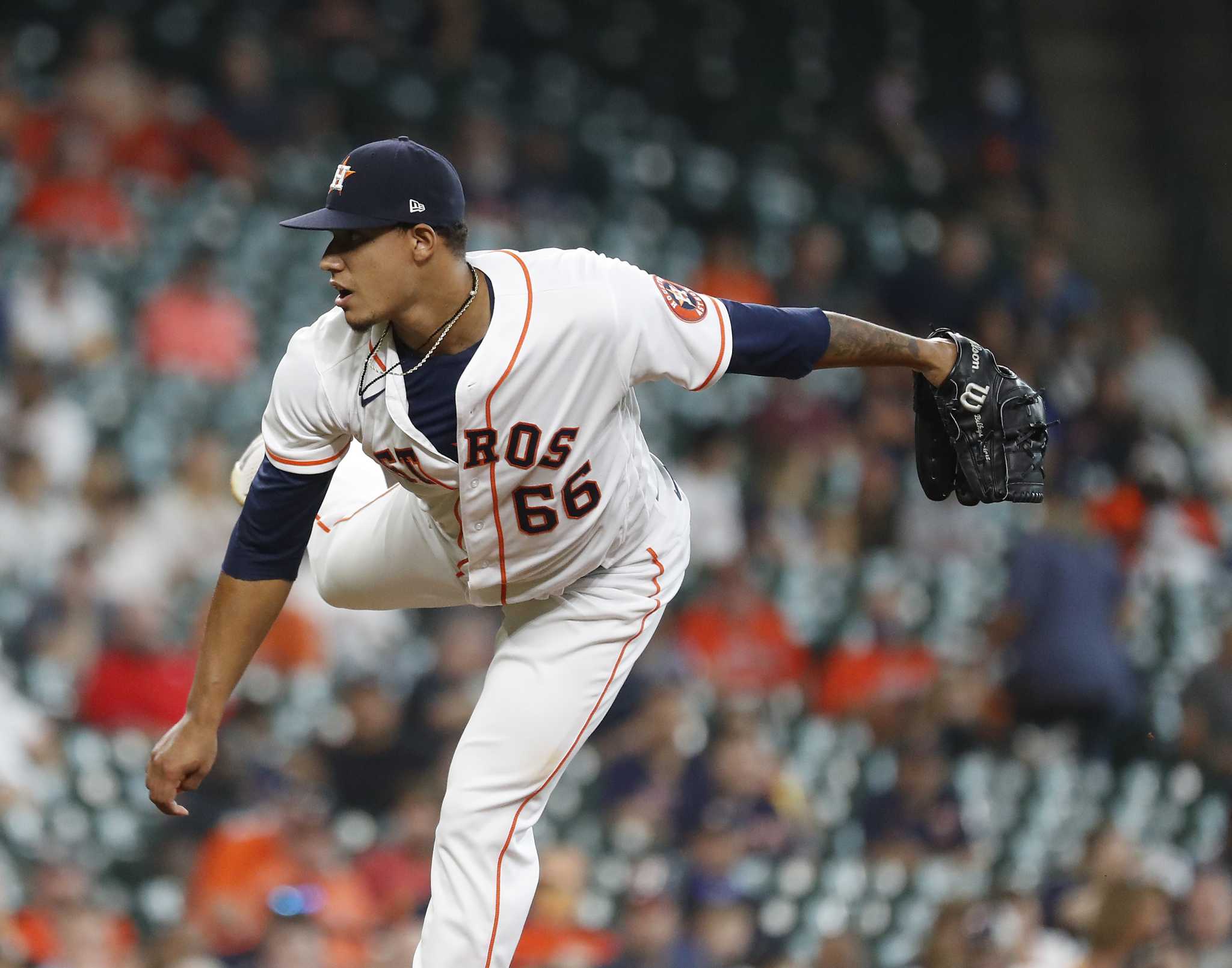 Astros' Bryan Abreu Can Pitch Sunday Vs. Texas As He Appealed Suspension -  Hearing Monday – OutKick