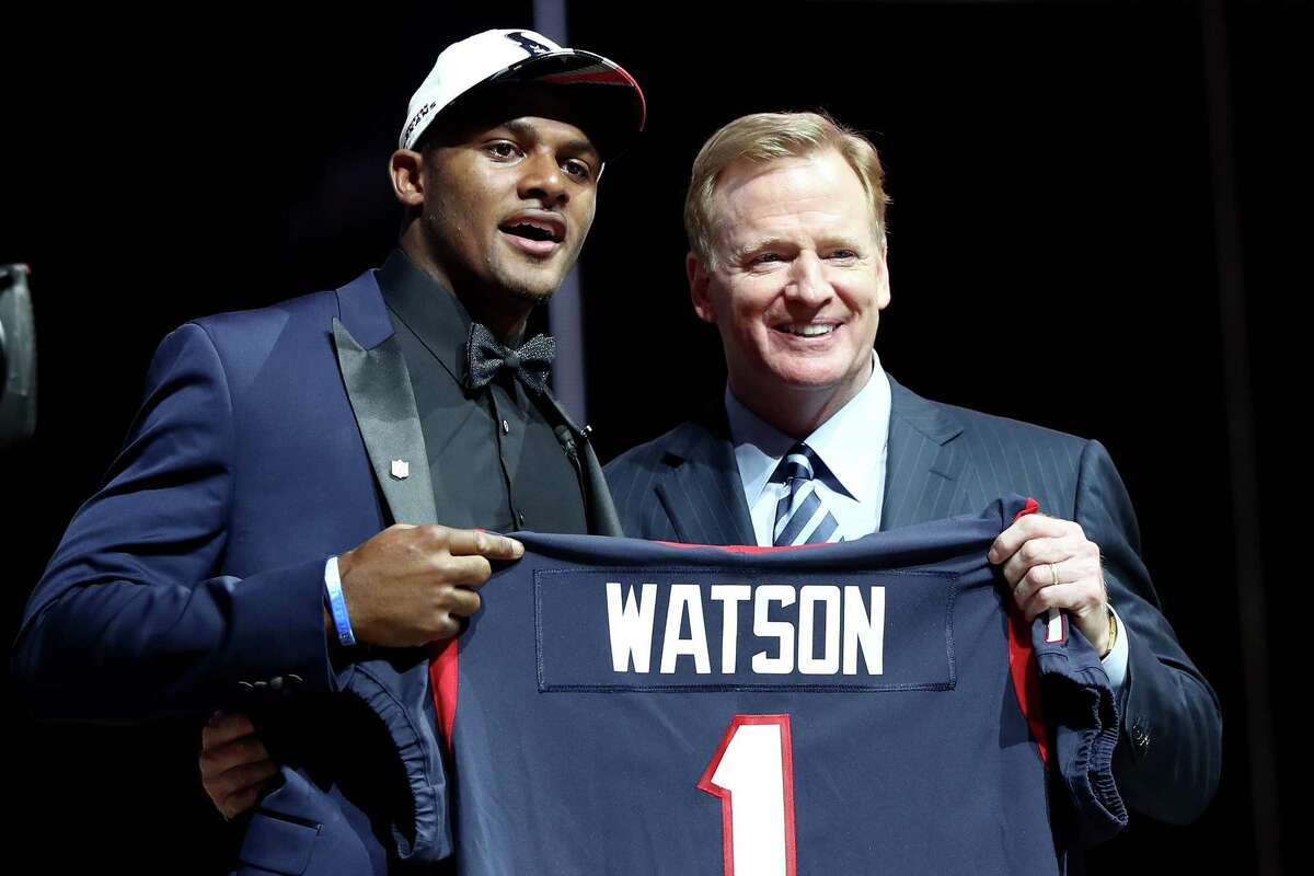 NFL commissioner Roger Goodell said the league is confident in seeking a longer suspension of former Texans QB Deshaun Watson, citing actions that were "egregious" and "predatory."