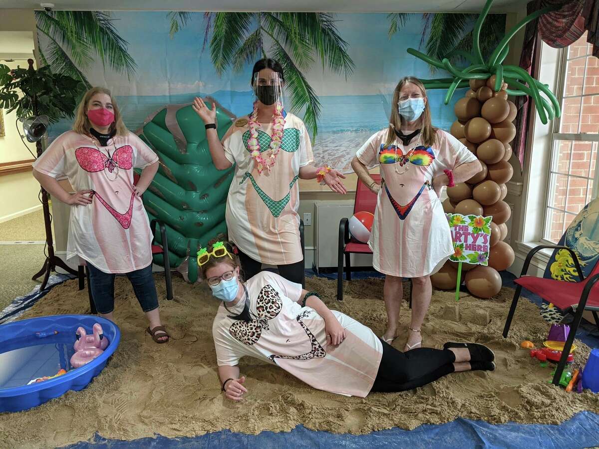 Residents of Independence Village in Midland recently experienced a day of tropical fun. (Photo provided/Independence Village)