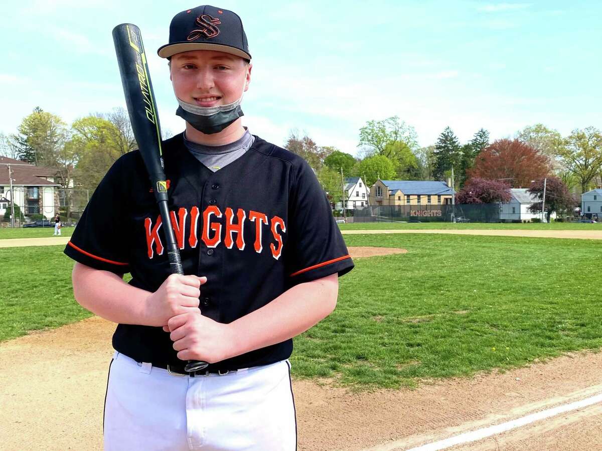Stamford sophomore Kyle Bancroft continues to play baseball for the Black Knights junior varsity team, despite being diagnosed with Ewing sarcoma, the second most common type of bone cancer in children, but still very rare.