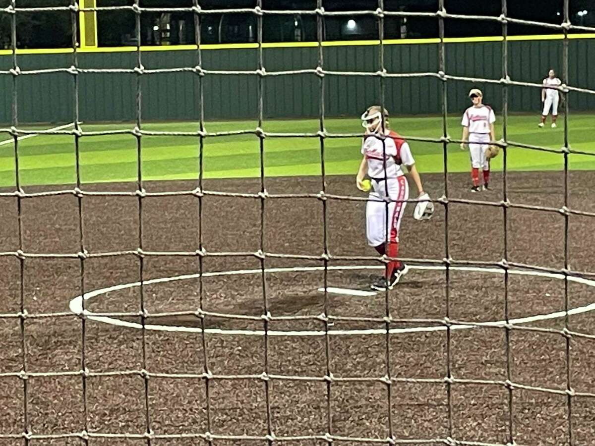 Bellaire sophomore Claire Shelley got the win and also scored three runs in the Lady Cardinals' 16-3 victory over Memorial on April 30 as Bellaire advances past the bi-district round for the 25th consecutive time