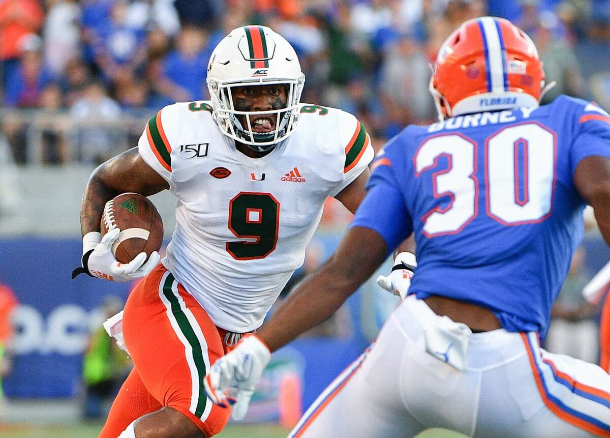 Miami Hurricanes Brevin Jordan best TE after contact in 2021 NFL Draft