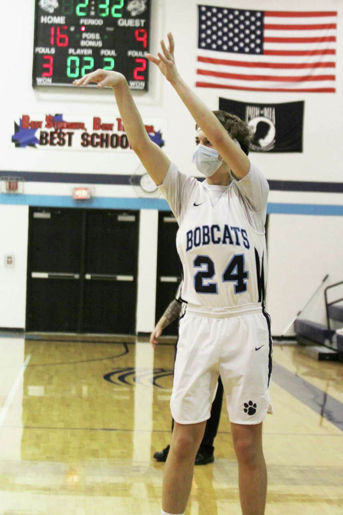 Brethren's Brady Fischer received the Team First Award by the Basketball Coaches Association of Michigan. (News Advocate file photo)