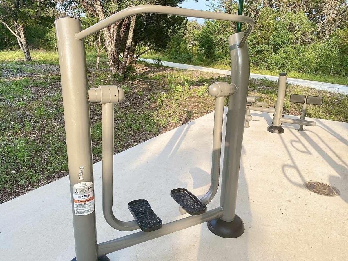 Fitness station in New Territories Park