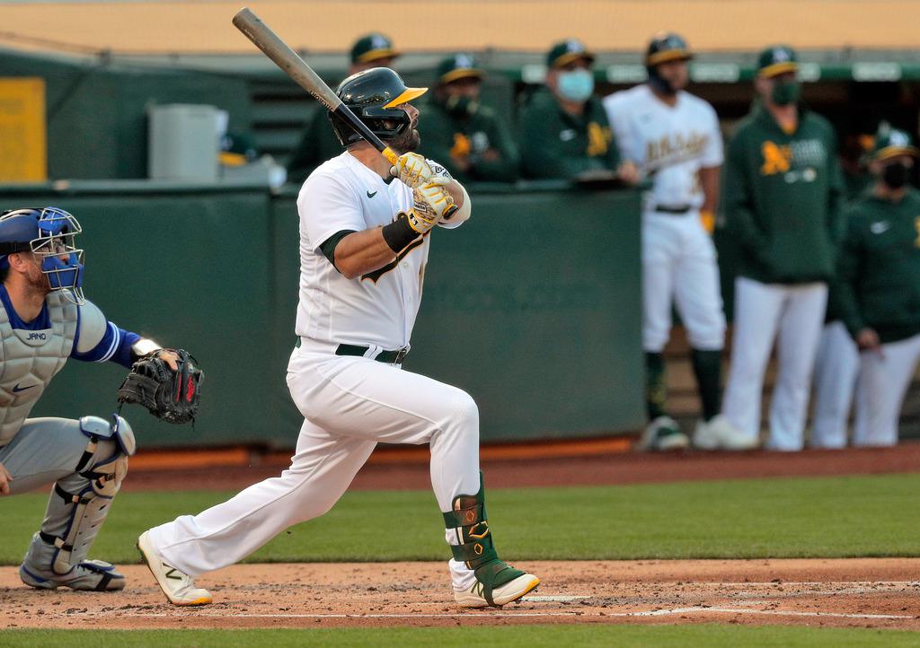 Oakland A's activate Mitch Moreland from injured list, option Luis