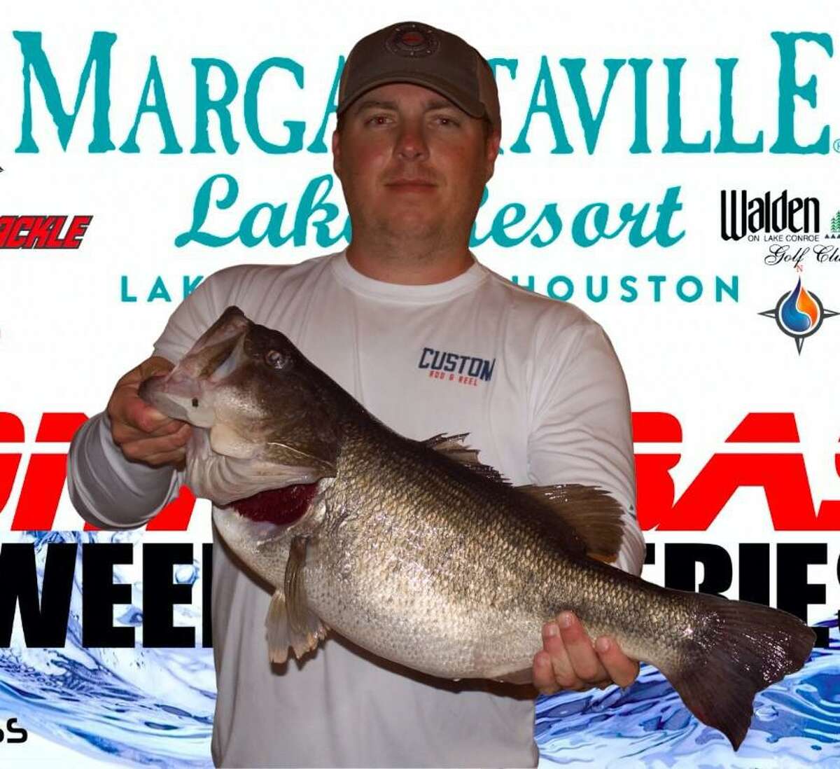 Brian Phipps (pictured) and Preston Wittenburg came in third place in the CONROEBASS Tuesday Tournament with a total weight of 10.76 pounds.