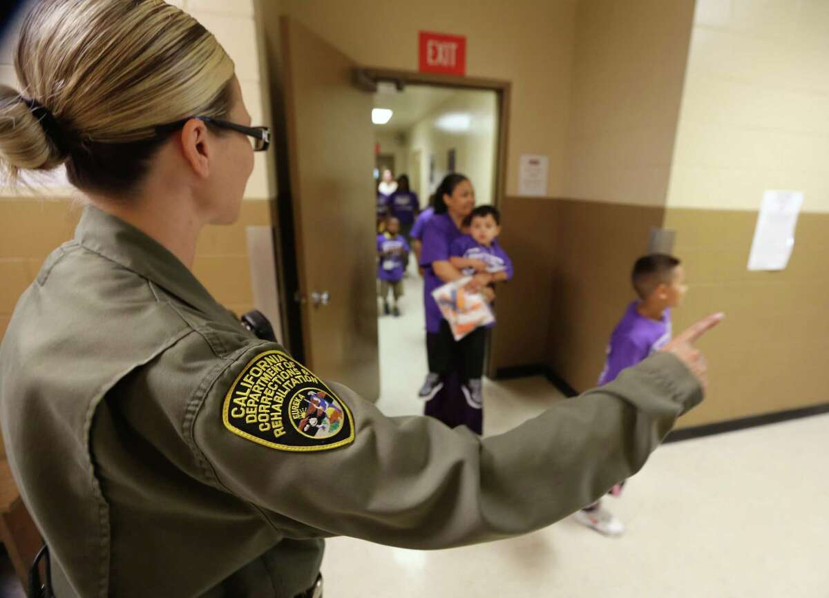 family visits prison california