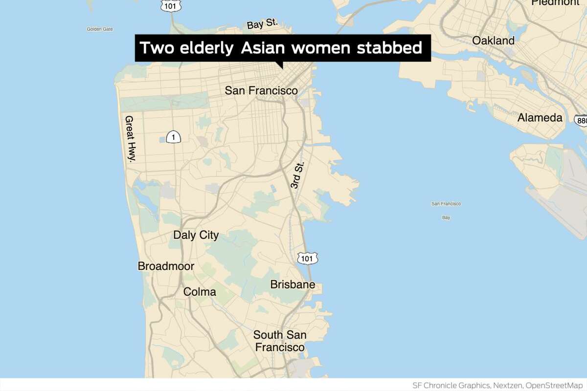 The man accused of stabbing two Asian women Tuesday evening in San Francisco was previously charged with assault with a deadly weapon in 2017, according to court records reviewed by The Chronicle.