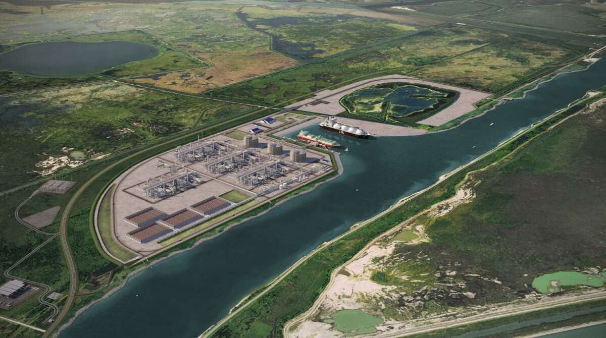 Sempra Port Arthur LNG plant.
