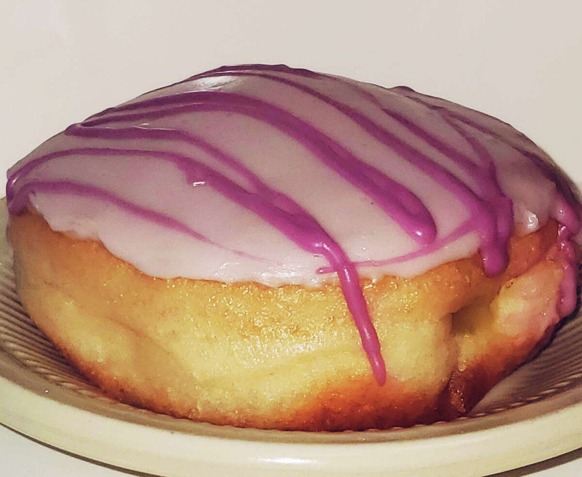 Birch Bark Eatery, a vegan bakery and cafe, has treats including a lavender-lemonade doughnut. (Provided photo)