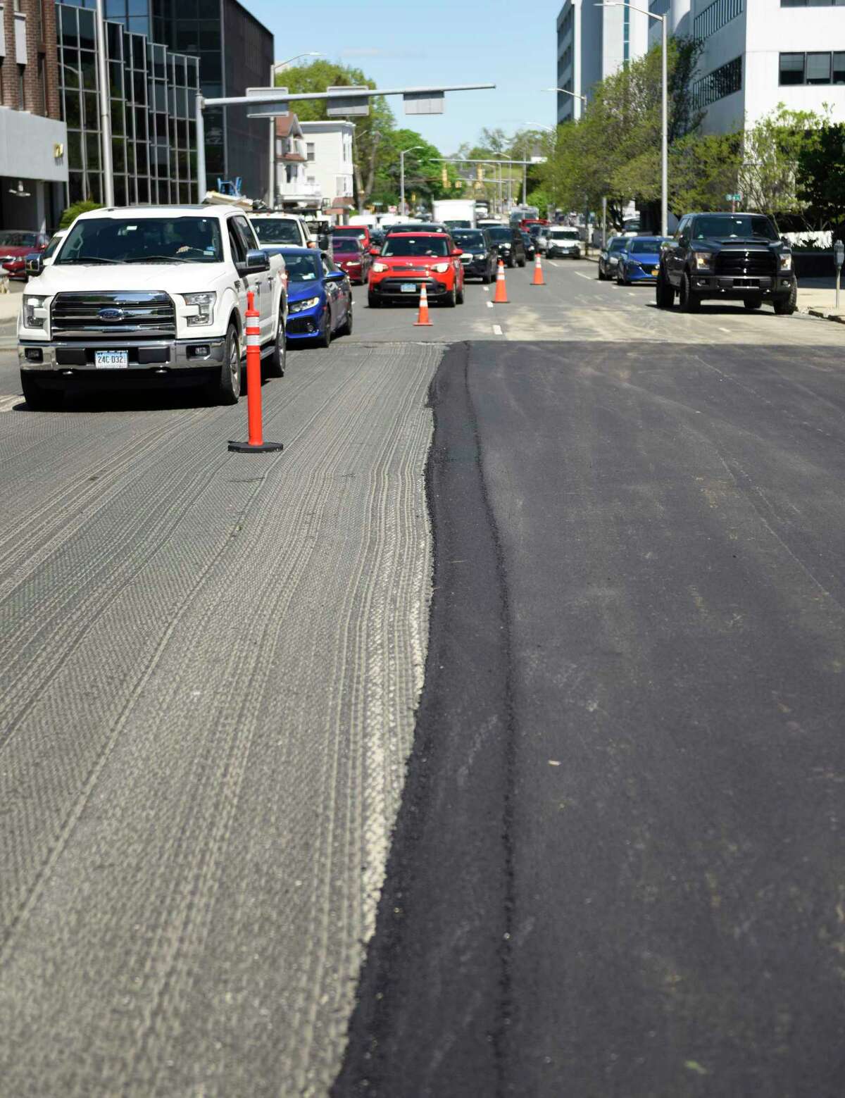 Road paving is expected to begin the week of March 28.