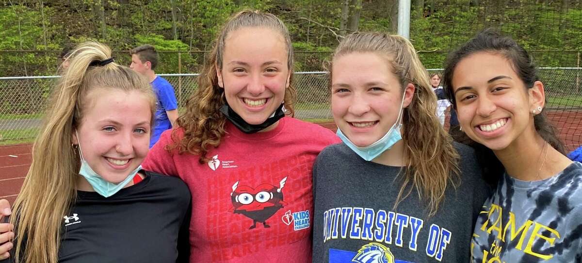 Hannah Rascoll, Shelby Green, Katie Konareski and Eira Rodriguez set a new record in the 4x800 relay.