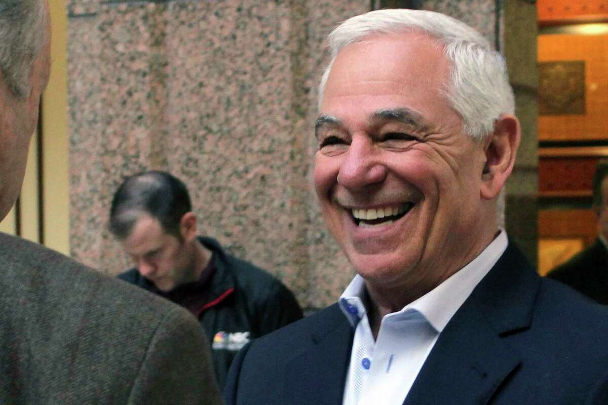 FILE - In this Feb. 26, 2019 file photo, former Major League Baseball player and manager Bobby Valentine waits to testify at the Capitol in Hartford, Conn. Valentine, 70, is entering politics, announcing Friday, May 7, 2021 that he is running for mayor of Stamford, Conn. (AP Photo/Pat Eaton-Robb, File)