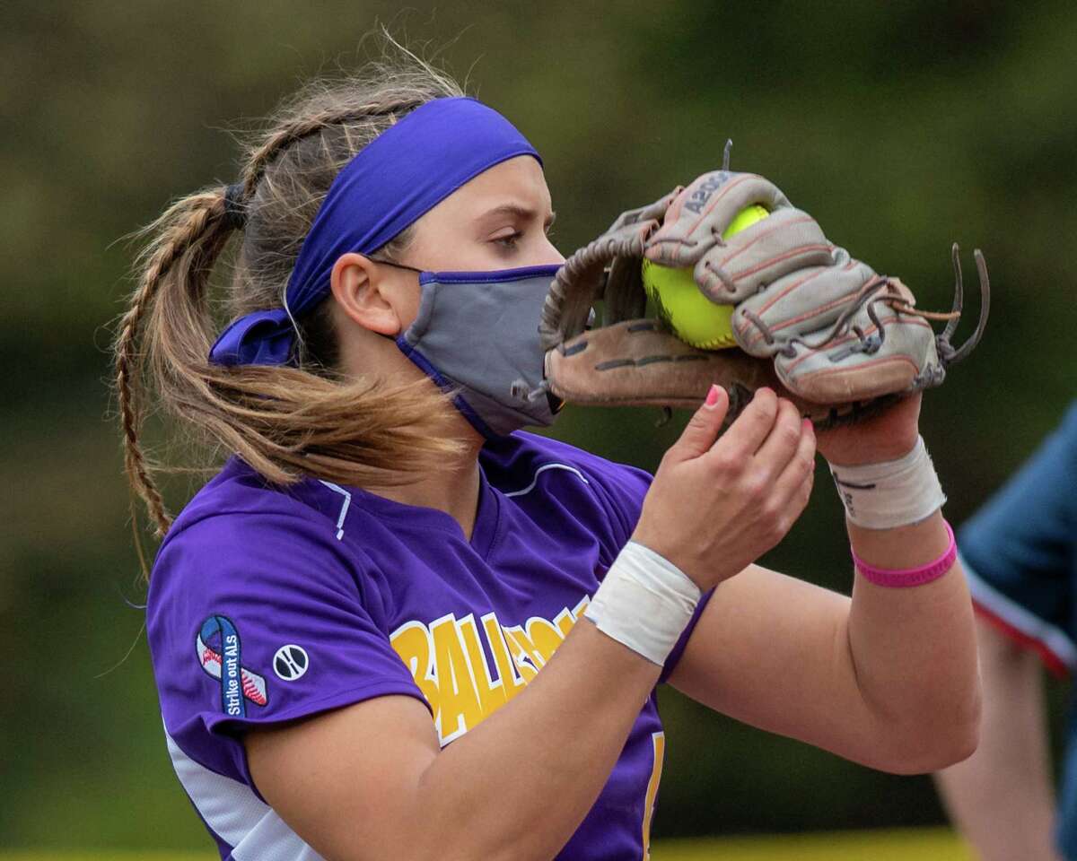 Ballston Spa shortstop Ana Gold is strong on defense, with a lot of range and a very strong arm.