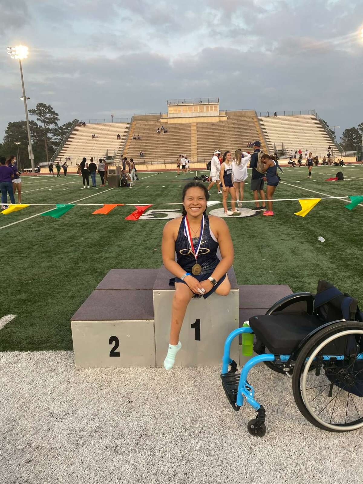 Klein Collins senior Chelsea Stein has accomplished a lot during her high school career, including participating in the UIL Track and Field State Meet twice and getting accepted to the University of Arizona.