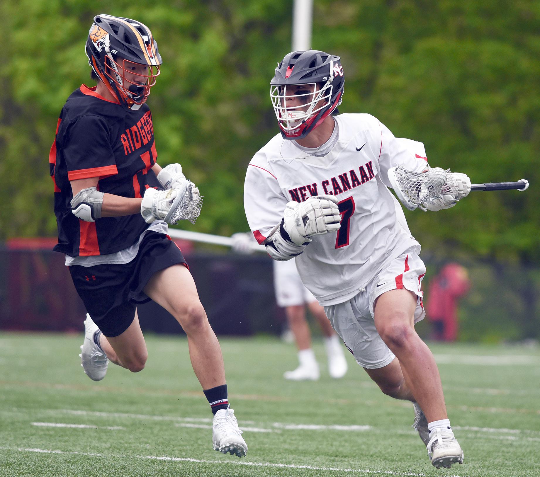 No. 4 New Canaan boys lacrosse gets revenge against No. 2 Ridgefield