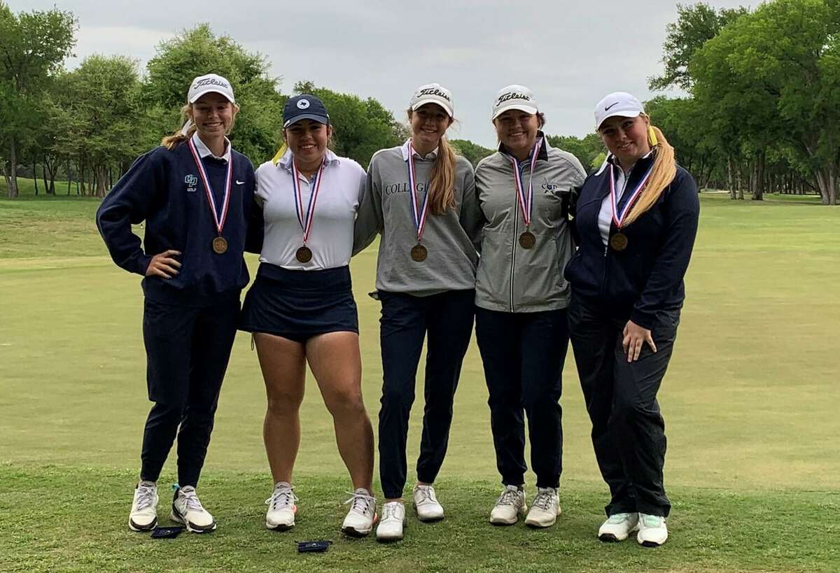 The College Park golf team of Alexa Gonzalez, Emily Madeley, Thaiz Amezcua, Gracie Heinle and Liz Stallons are set to compete in the UIL Class 6A state tournament this Monday and Tuesday at Legacy Hills Golf Club in Georgetown.