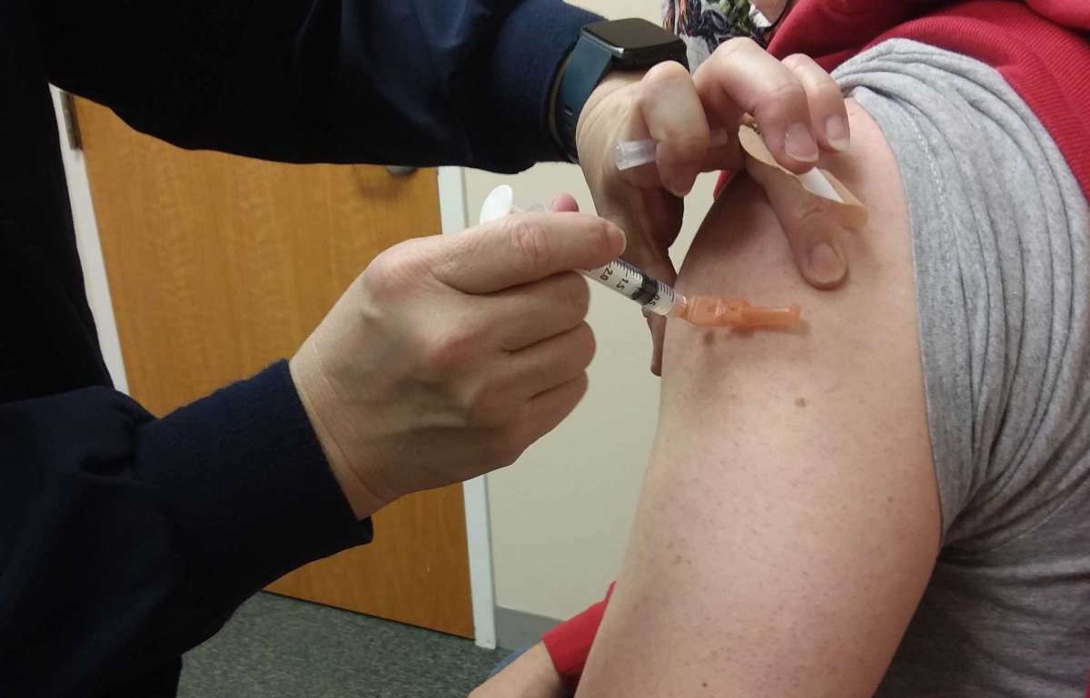 About 20,984 COVID-19 vaccine doses administered in Manistee County.
