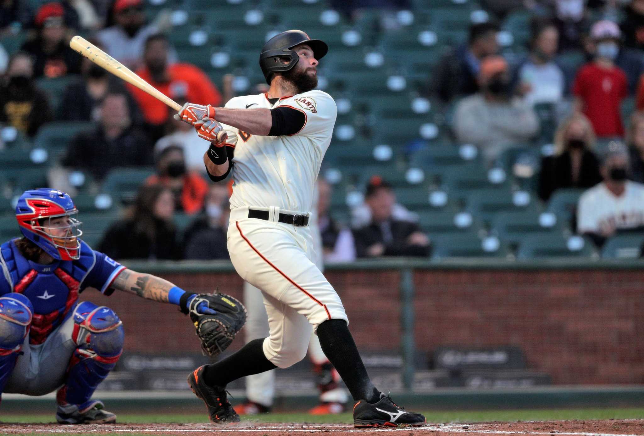 Brandon Belt takes step toward rejoining Giants