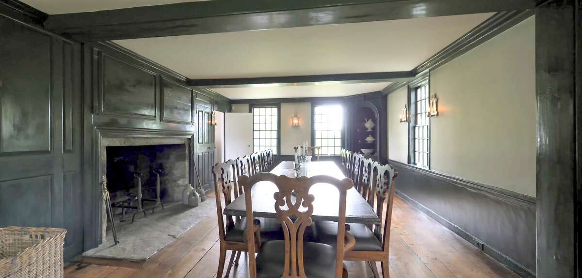 The dining room in the main house on 125A Town Line Road can