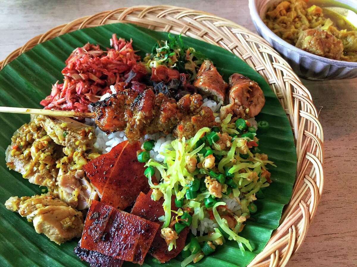 Balinese pork is served for a ChiliCali pop-up. Chef Siska Silitonga plans to serve the dish at her upcoming Indonesian restaurant, Warung Siska, in Redwood City.