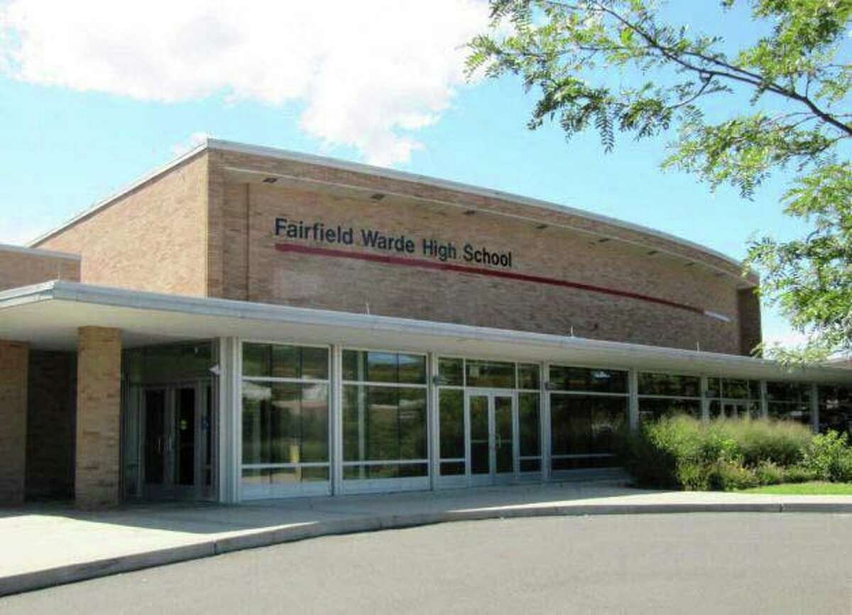 A file photo of the Fairfield Warde High School on Melville Avenue in Fairfield, Conn.