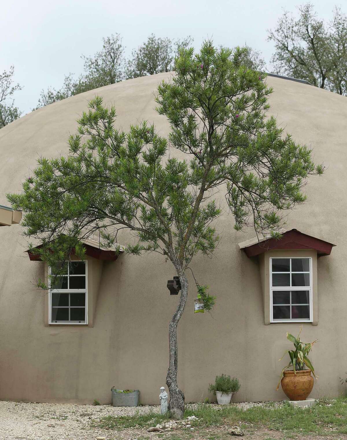 An exterior view of the Hondome, a domed home in Hondo.