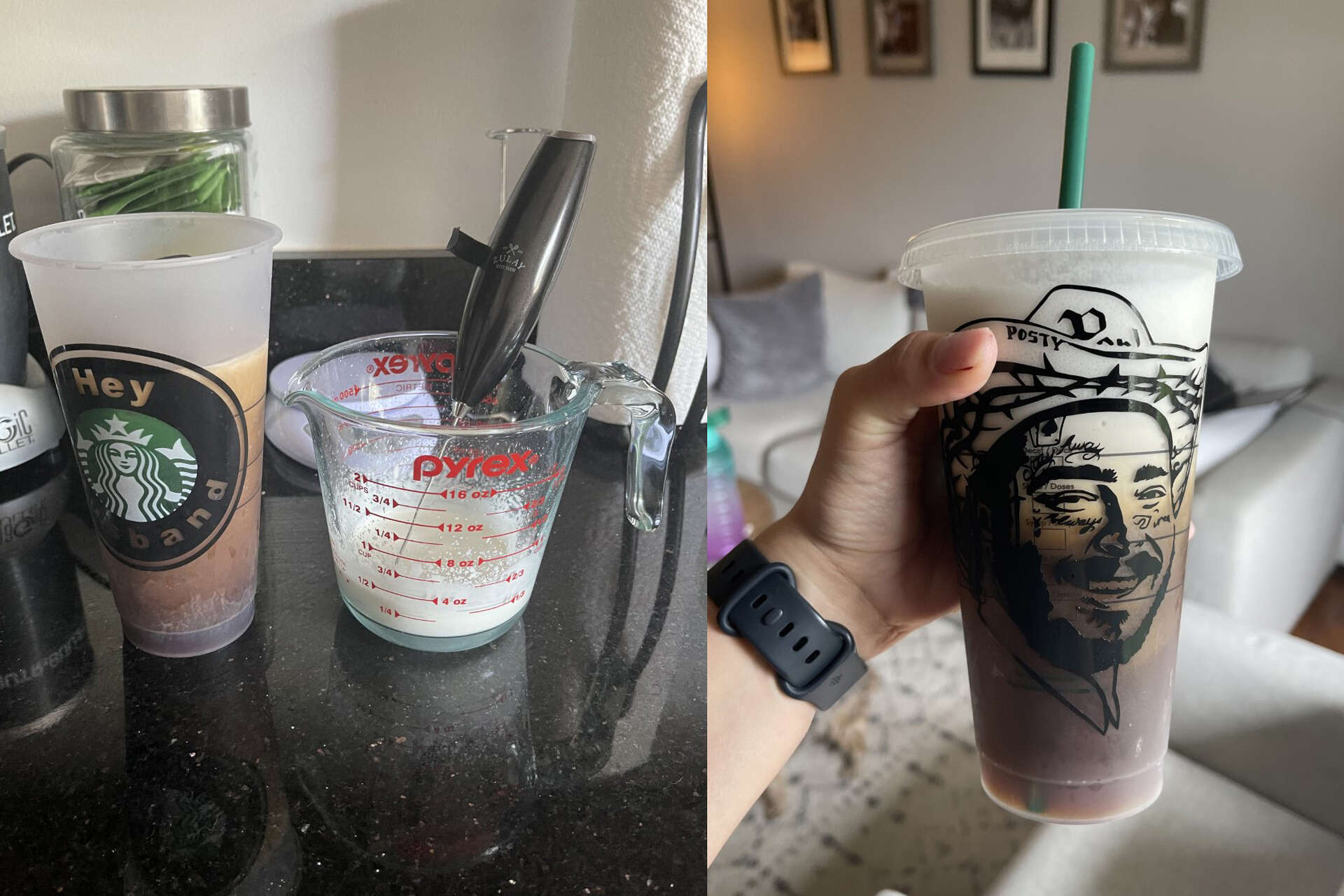 24oz starbucks venti cold cups Custom Starbucks Reusable Cup, Cold Tumbler, Venti 24 oz