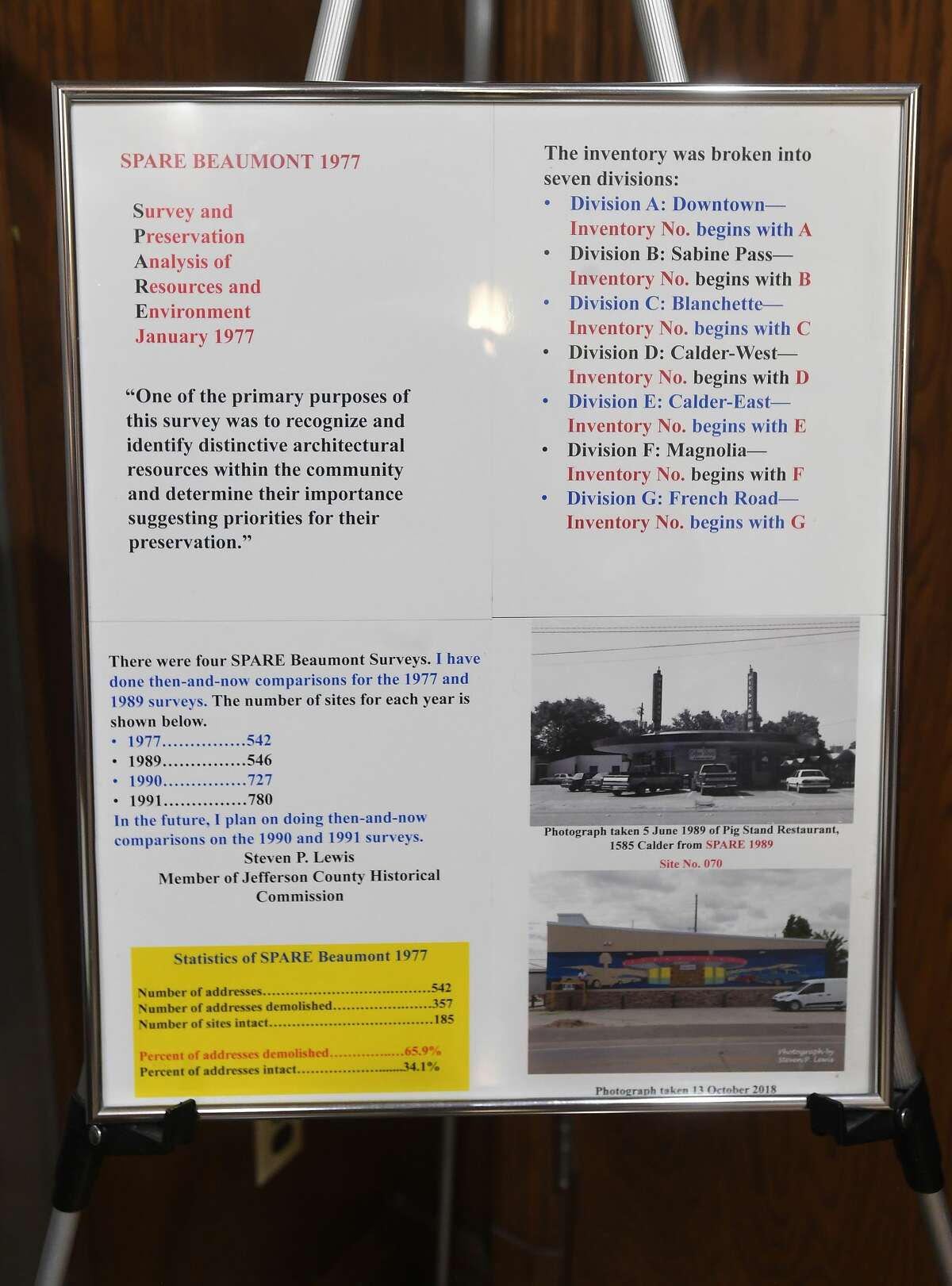 The Jefferson Counnty Mini-Museum has a new exhibit in the courthouse showcasing historical buildings paired with what they look like now. Photo made Tuesday, May 11, 2021 Kim Brent/The Enterprise
