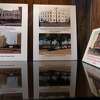 The Jefferson Counnty Mini-Museum has a new exhibit in the courthouse showcasing historical buildings paired with what they look like now. Photo made Tuesday, May 11, 2021 Kim Brent/The Enterprise