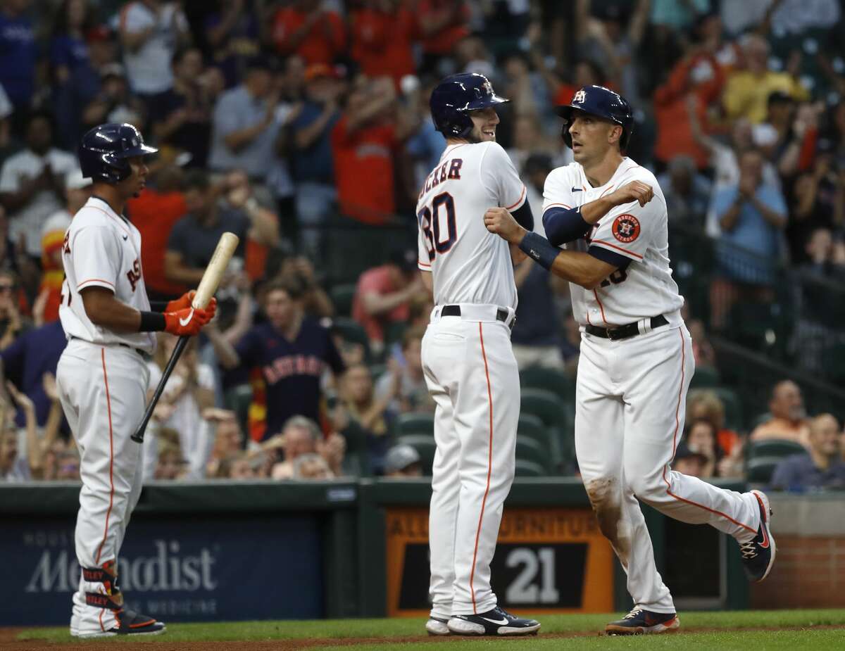 Myles Straw Scores On Wild Pitch In 11th Inning To Send Astros Past Rangers