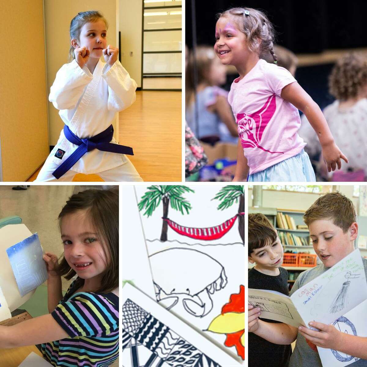 The Darien Arts Center is offering several summer camps and classes for ages 3-years-old, and up that include visual arts, dance, music, and martial arts. Offerings include printmaking, fantasy map making, and cartooning workshops. Find out more, and register at darienarts.org. For questions, call the DAC at (203) 655-8683.