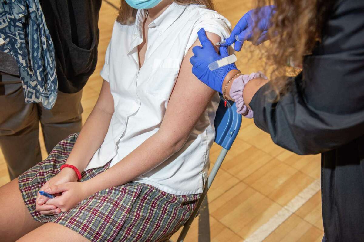 Fort Bend County is currently No. 1 in Texas in percent of residents that are fully vaccinated against COVID-19. Photographer: Johnny Milano/Bloomberg