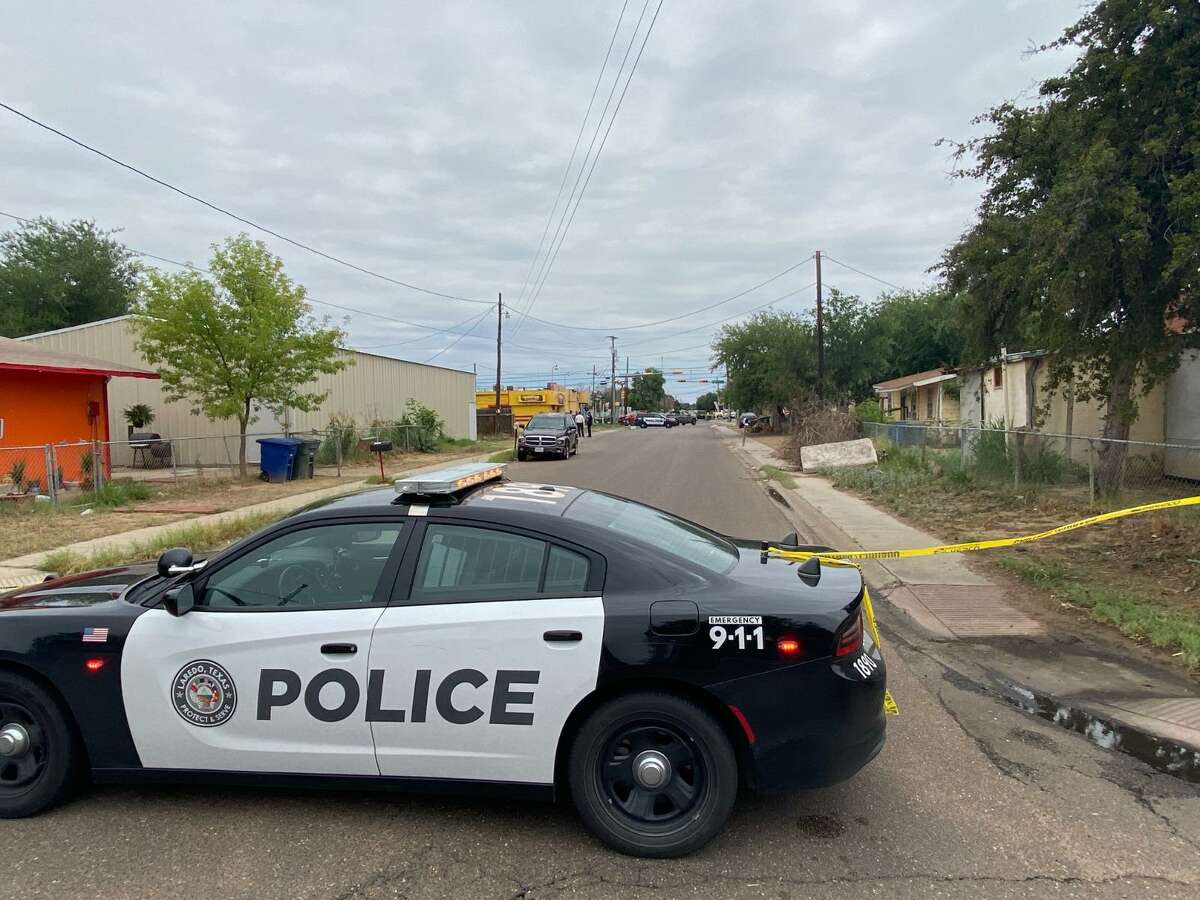 Laredo police blocked off the area of the 3700 block of Sanders Street. A man’s death was determined to be the city’s fourth homicide this year. The case is under investigation.