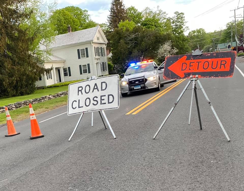 Section of Route 44 in New Hartford closed after car strikes telephone pole - Vimarsana News