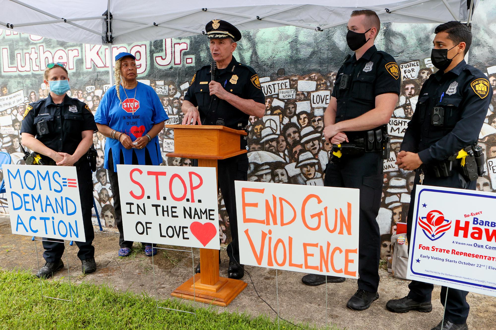 San Antonio police ID mother killed in front of her three children