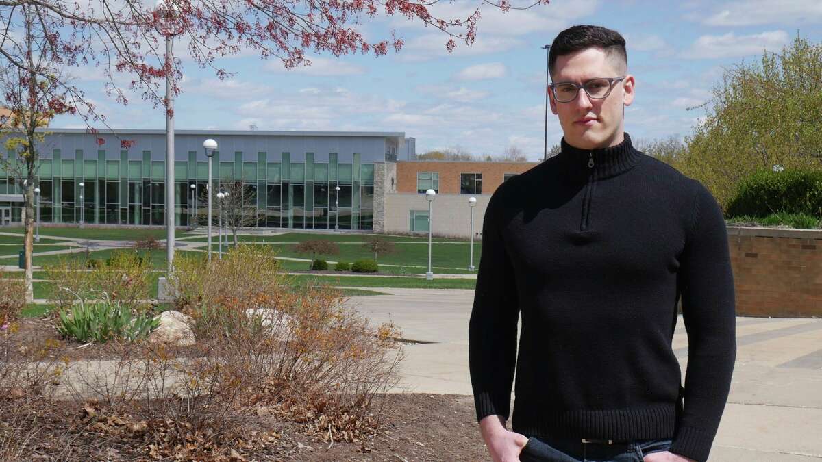 Austin Moody, of Sebewaing, is a cum laude graduate of Ferris State University's Information Security and Intelligence Master of Science program. He will continue with the United States Department of Defense, serving in a top-secret assignment. (Courtesy Photo)