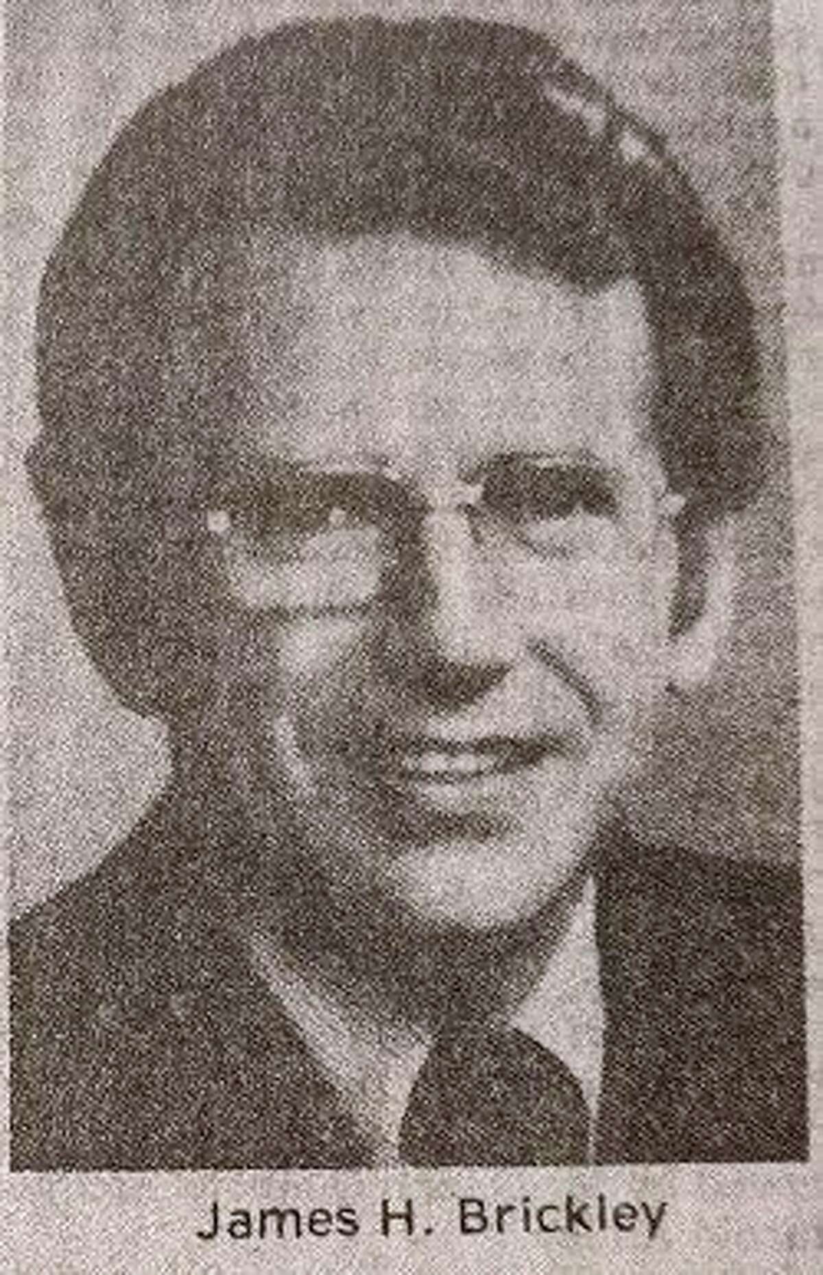 Pictured is James Brickley, president of Eastern Michigan University and at various times, Lieutenant Governor of Michigan. This picture was taken at the Honors Banquet Speaker in 1978. (Photo Provided)  