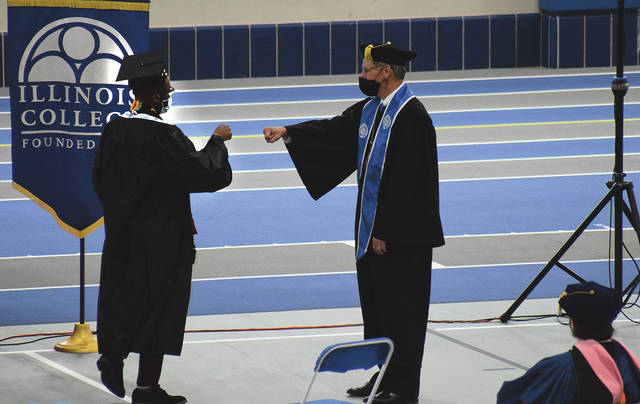 Finals & fist-bumps: IC grads mix tradition, safety - Vimarsana News