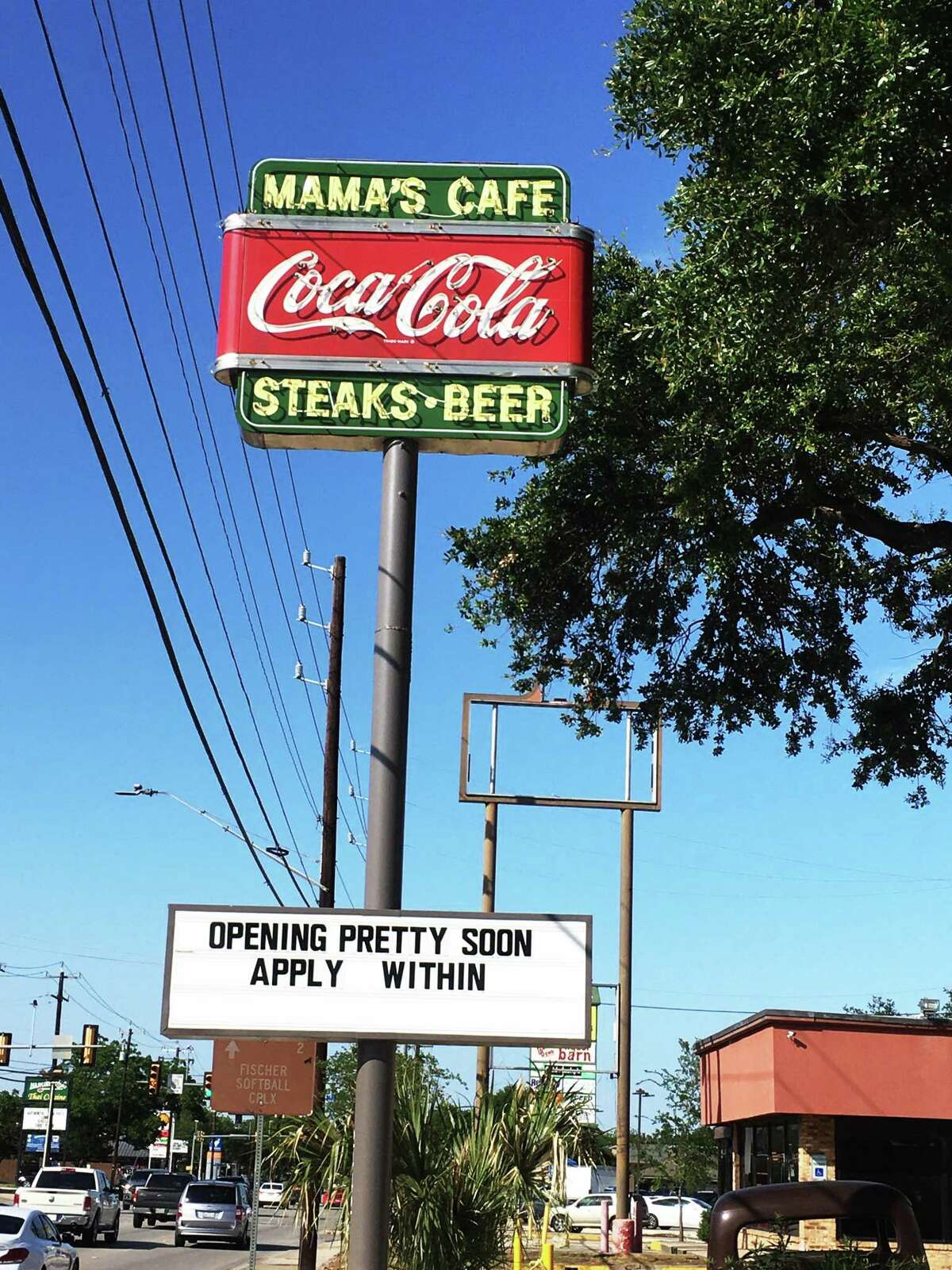 Mama's Cafe is located at 2442 Nacogdoches Road just outside Loop 410.