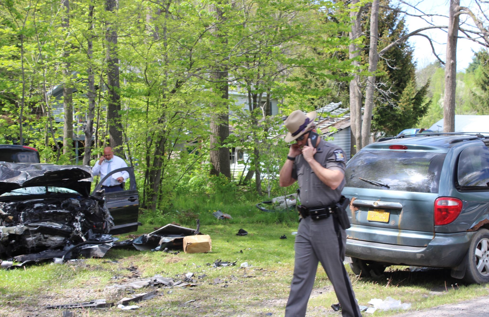 Woman injured in Westerlo crash dies