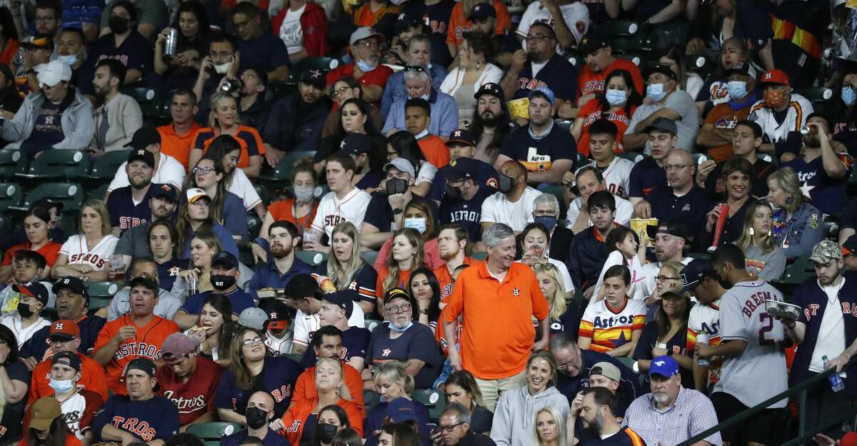 houston astros fans in stands 2021