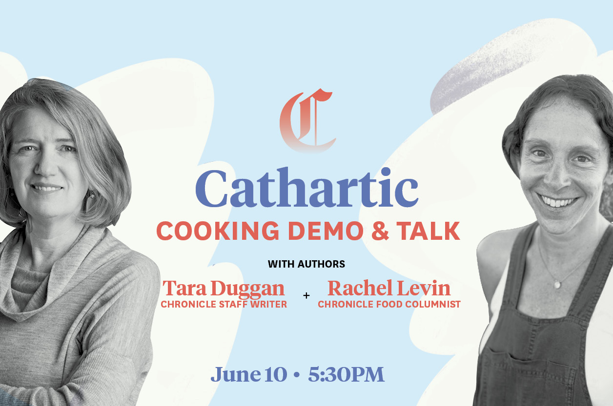 Talk and cathartic cooking demo with authors of 