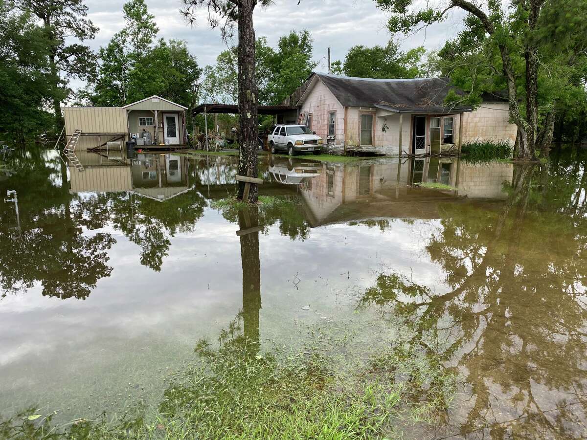 Fannett is seeing quite a bit of flooding just one day into the week-long storm.