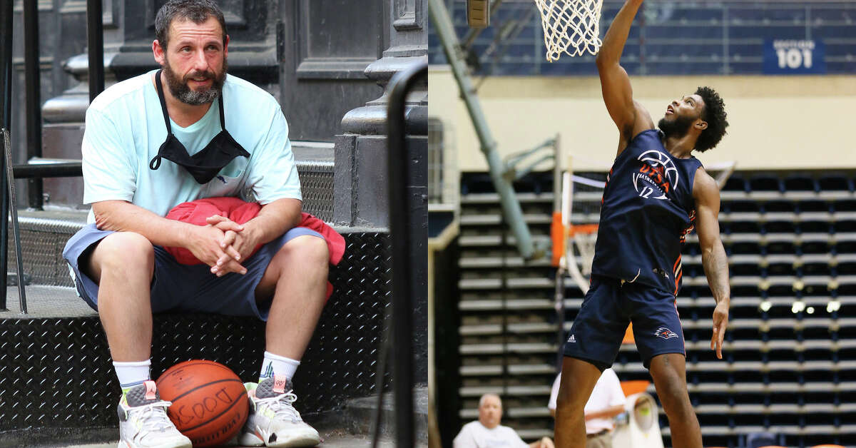 A UTSA student had the chance to play a game of pickup basketball with actor Adam Sandler on Monday. 