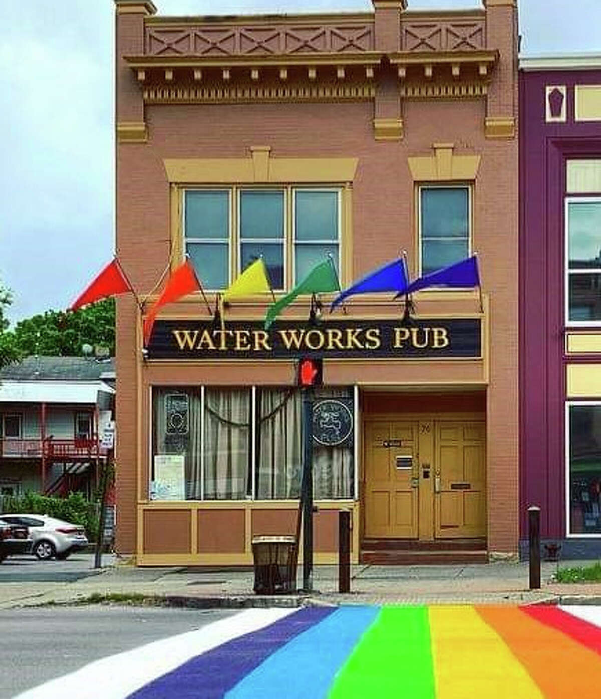 Waterworks Pub in Albany expects to require proof of coronavirus vaccination for admission to it second-floor dance club but will allow all at socially distanced tables in the street-level bar area, according to manager Scott Levine. (Provided photo.)