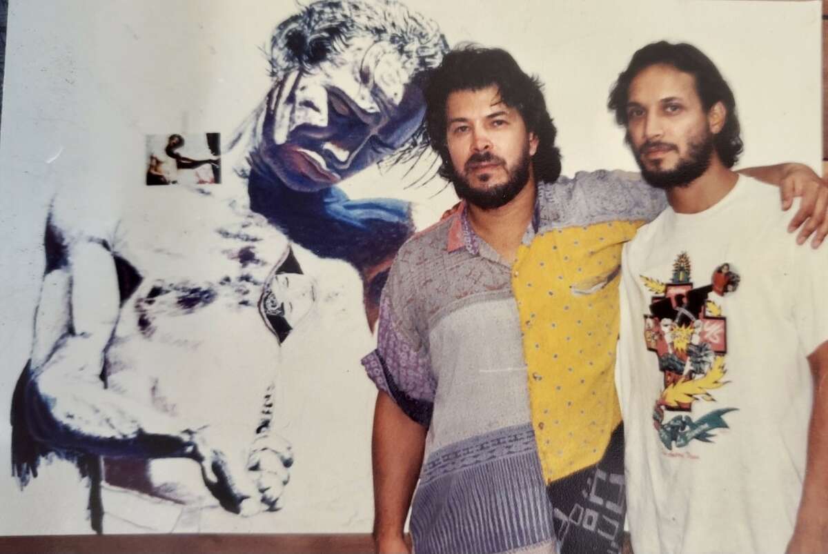 "Blood In Blood Out" made them co-stars, but the San Antonio art community made Jesse Borrego and Adan Hernandez "family." 