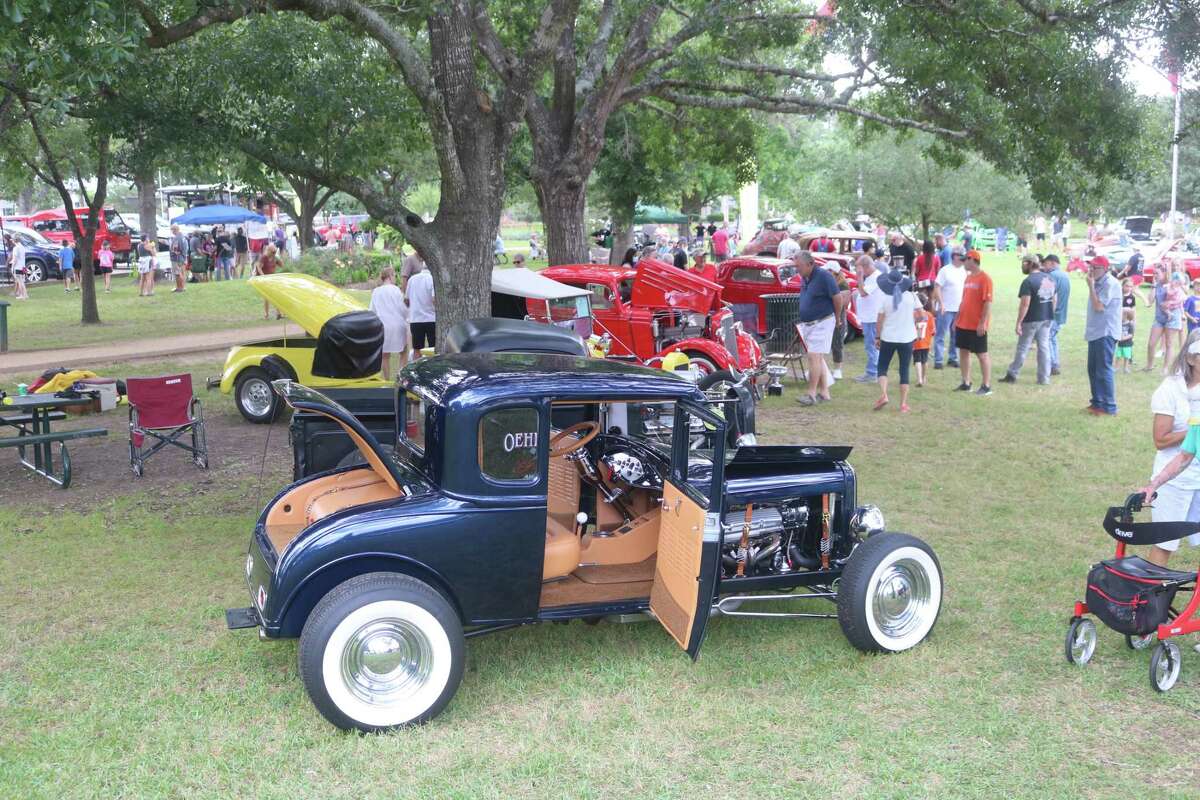 Spotless interiors and clean exteriors were the hallmark of all cars on display at the Friendswood Chamber of Commerce's car show.